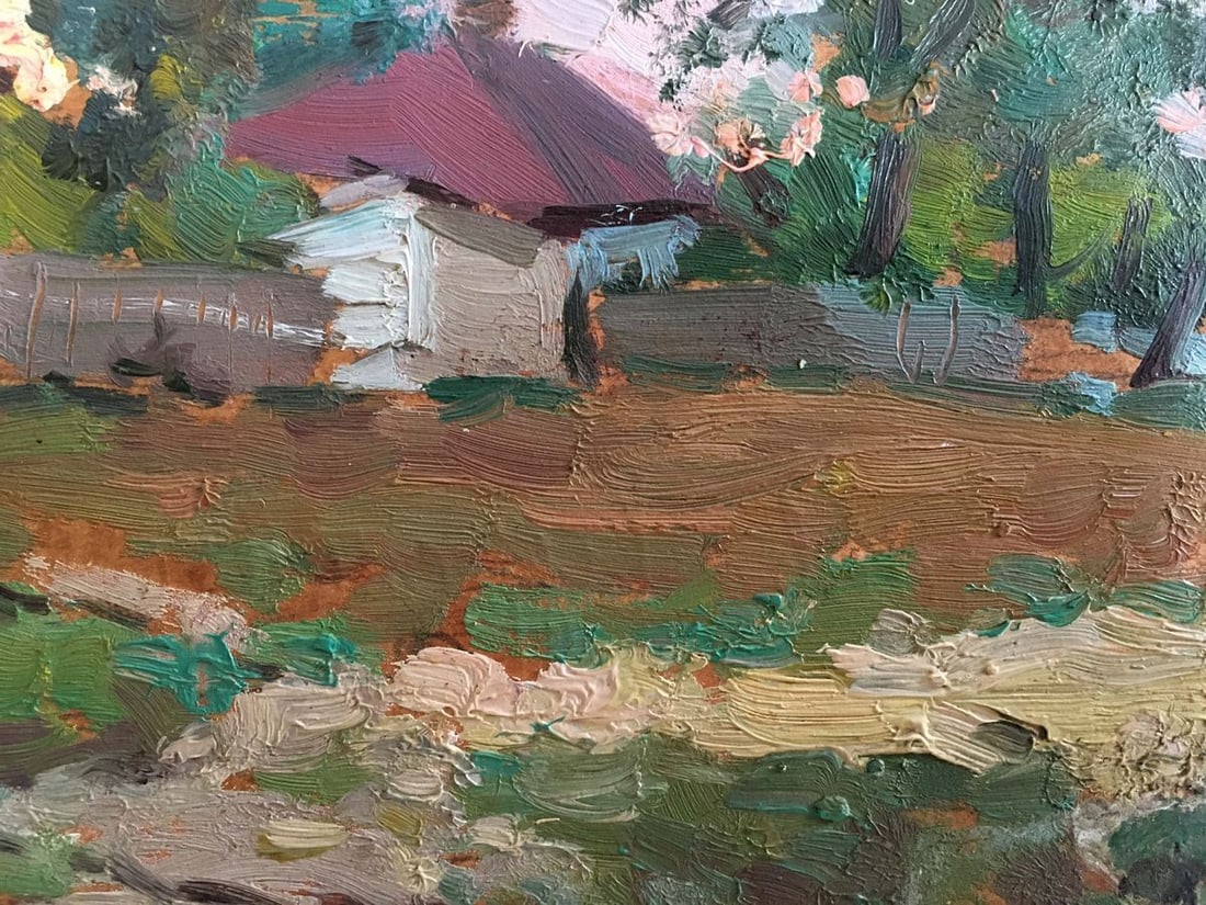 Oil painting Rural landscape Mara Yang - 5