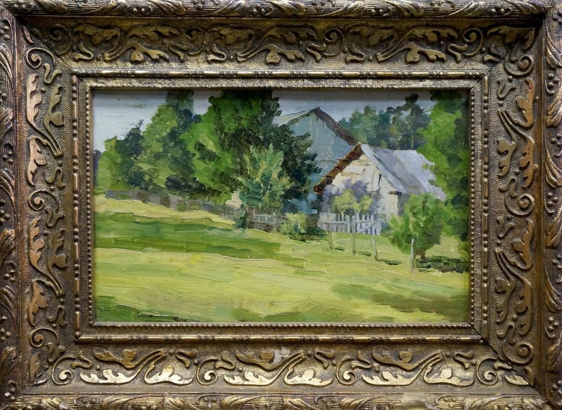 Oil painting Village (1 of 8)