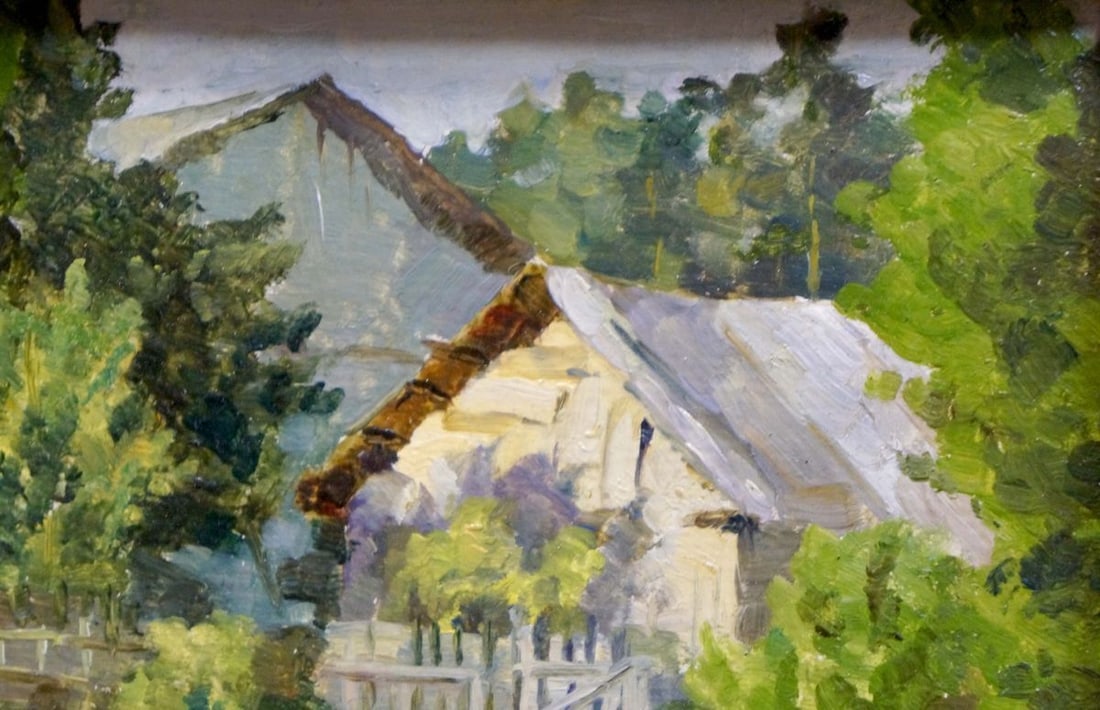 Oil painting Village - 5