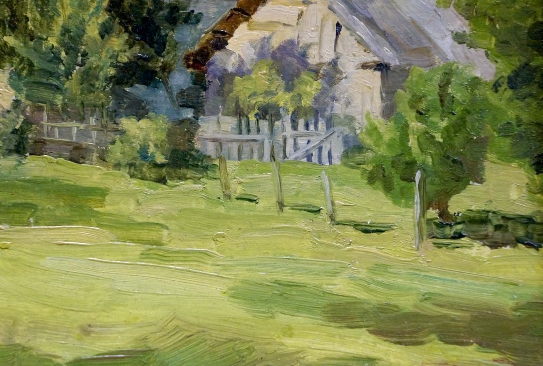 Oil painting Village - 6