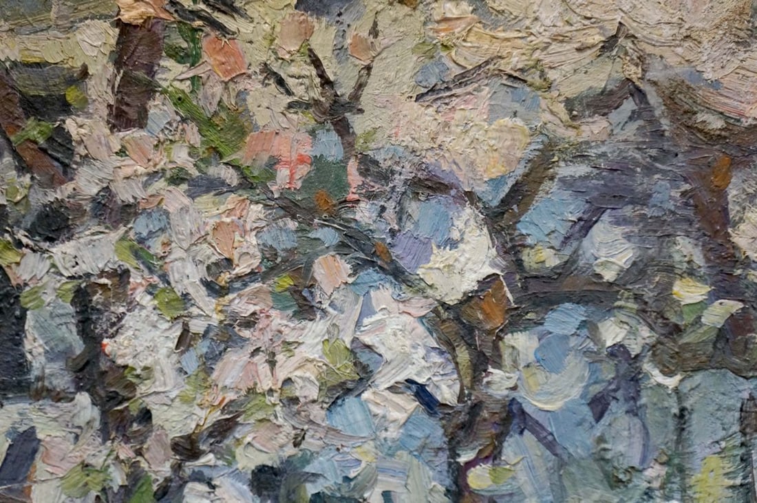 Oil painting Landscape from the yard Dupliy Sergey Alexandrovich - 6