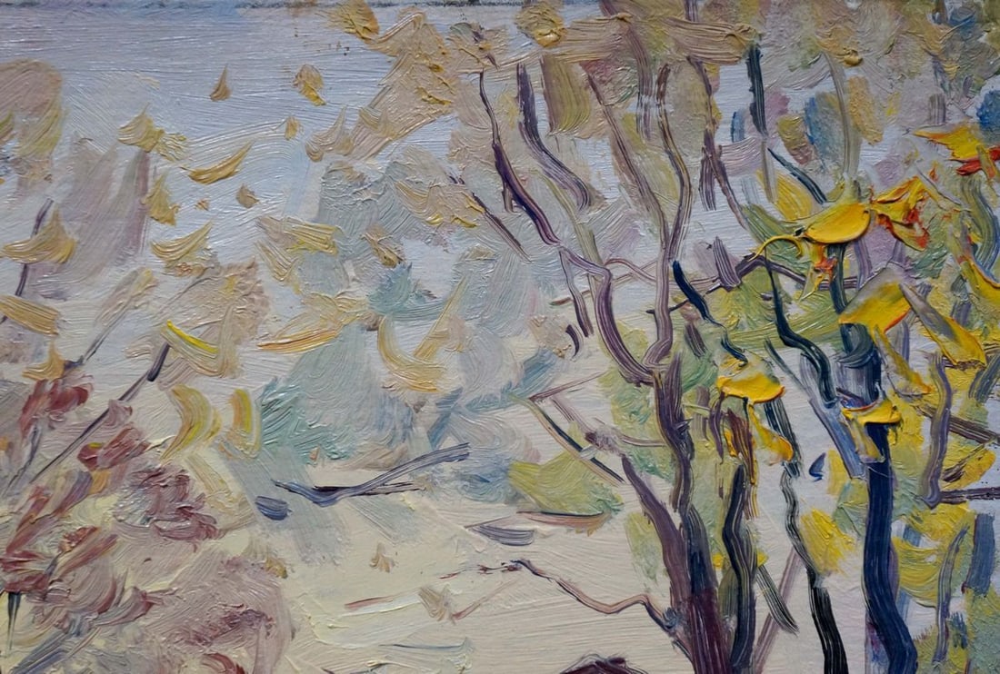 Oil painting Autumn has come - 7