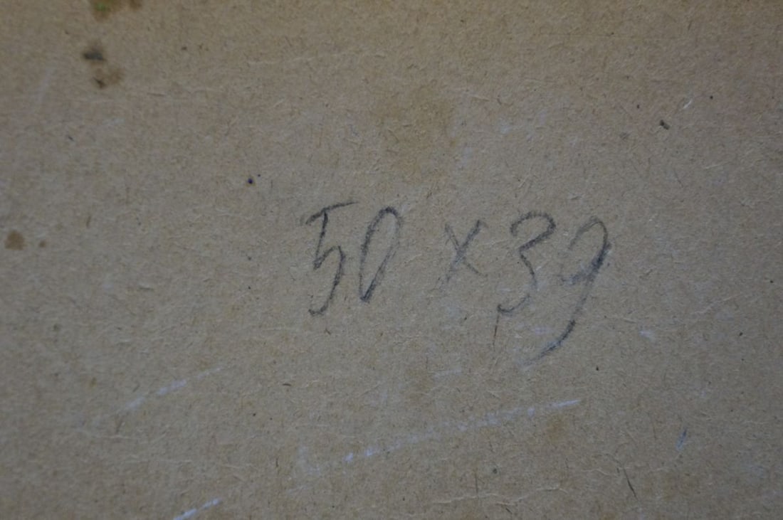 Oil painting Landscape with mountain - 8