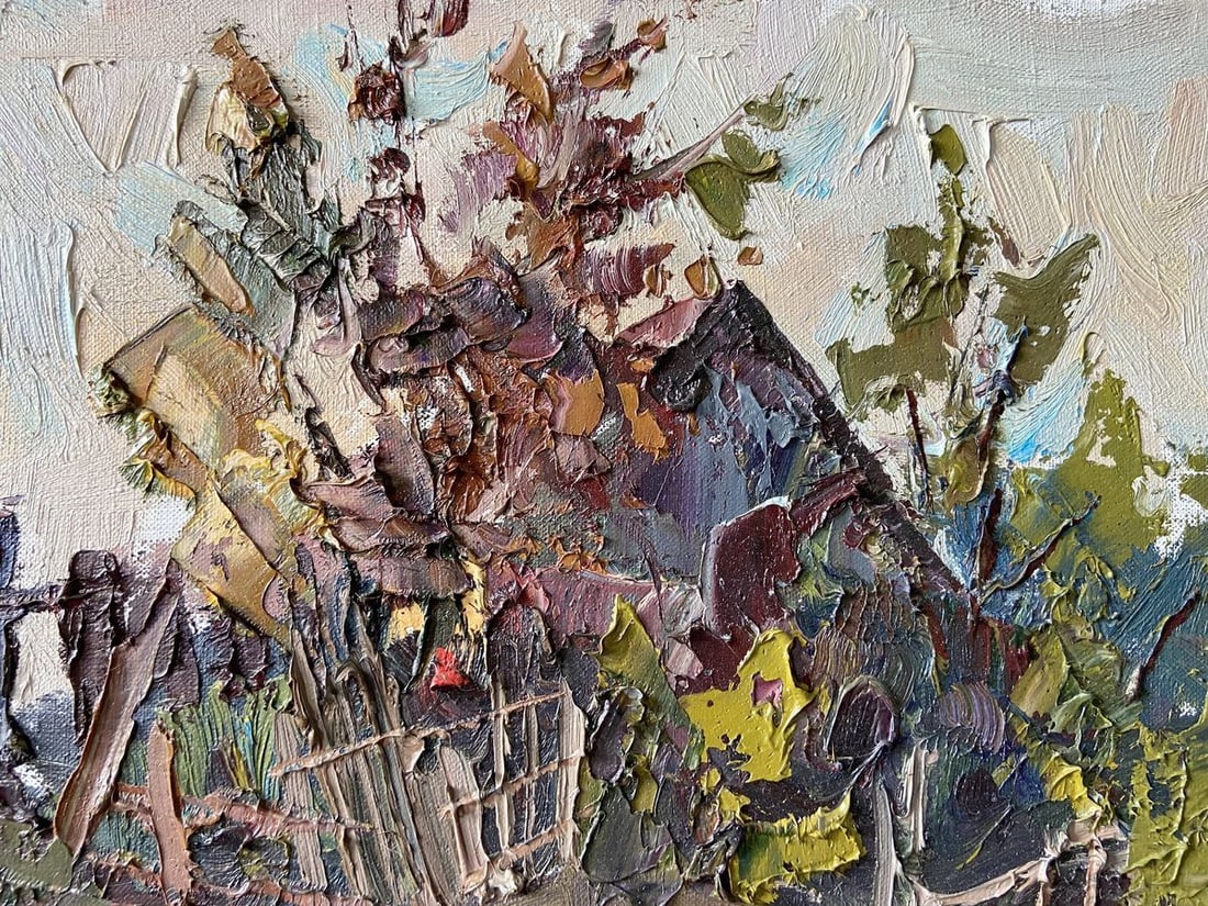 Oil painting Abandoned village Kapotenko Ivan Ivanovich - 2