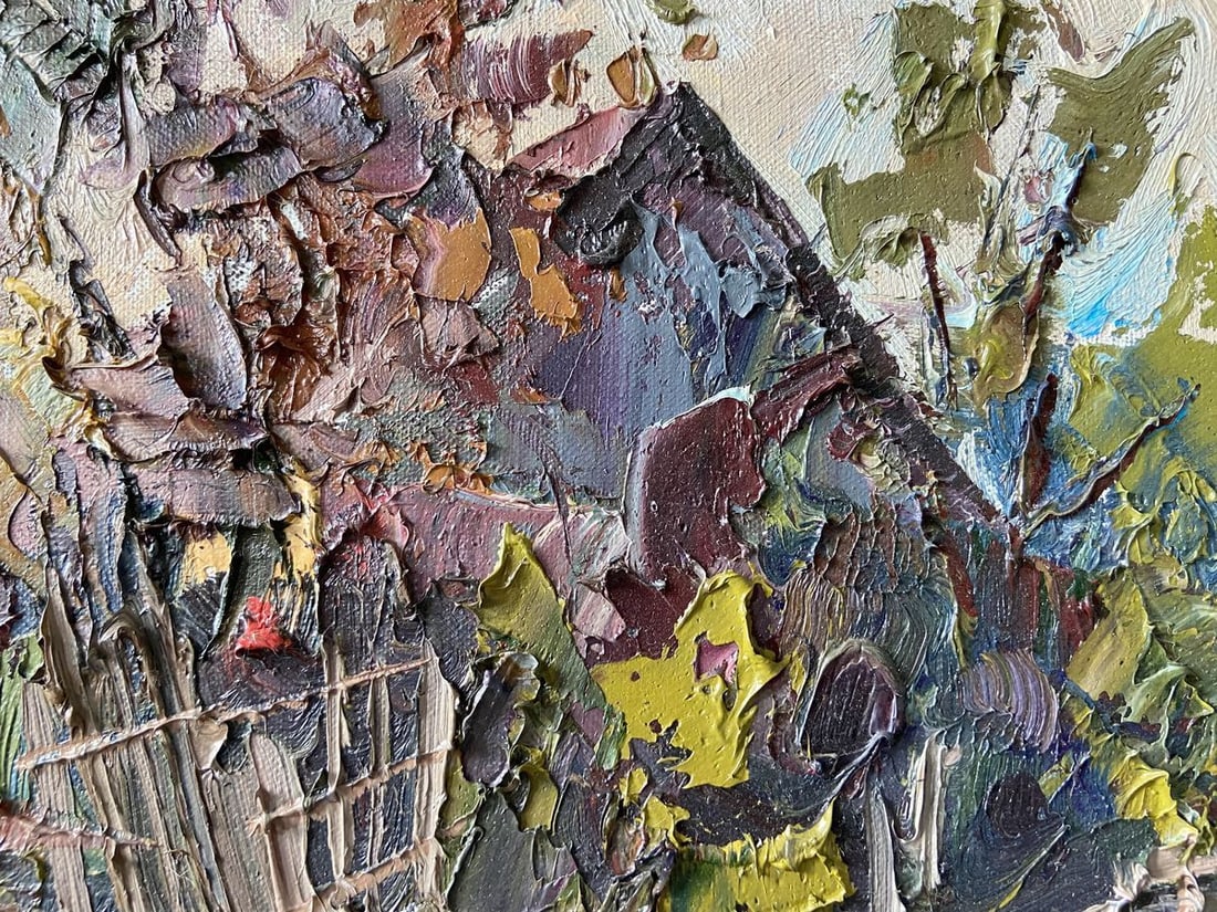 Oil painting Abandoned village Kapotenko Ivan Ivanovich - 4