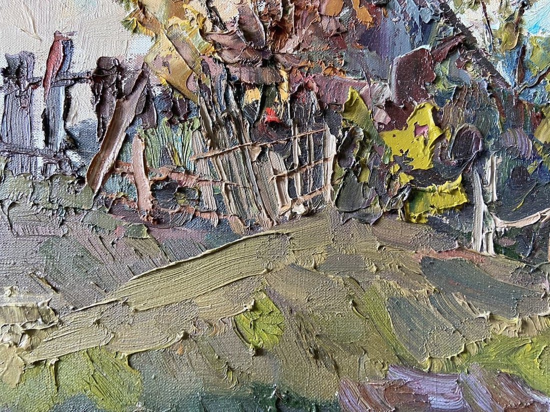 Oil painting Abandoned village Kapotenko Ivan Ivanovich - 5