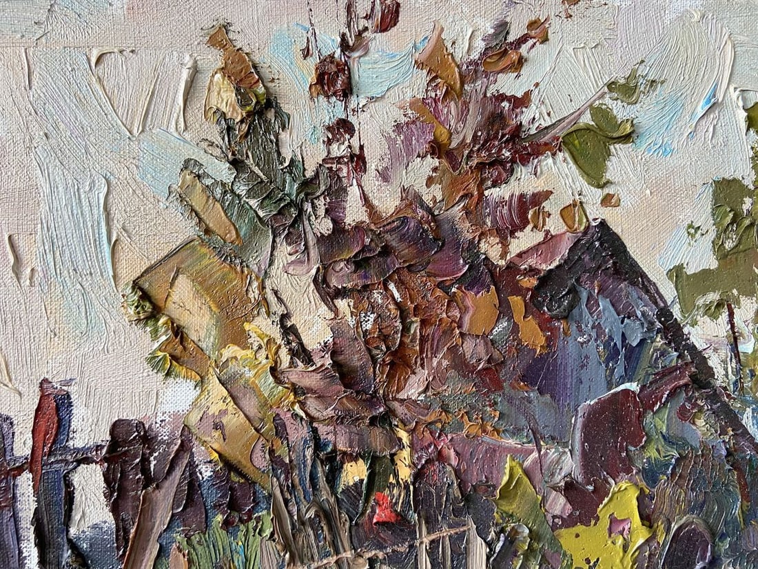 Oil painting Abandoned village Kapotenko Ivan Ivanovich - 7