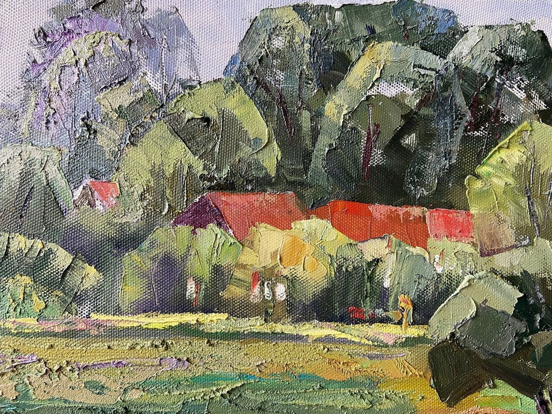 Oil painting Old manor Kapotenko Ivan Ivanovich - 2