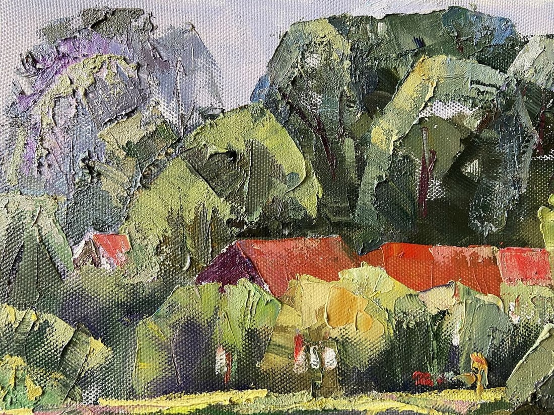 Oil painting Old manor Kapotenko Ivan Ivanovich - 3