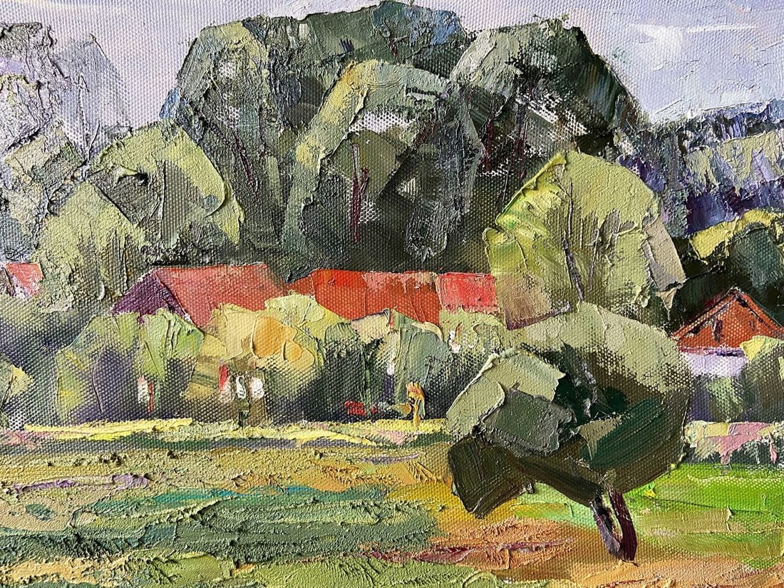 Oil painting Old manor Kapotenko Ivan Ivanovich - 4