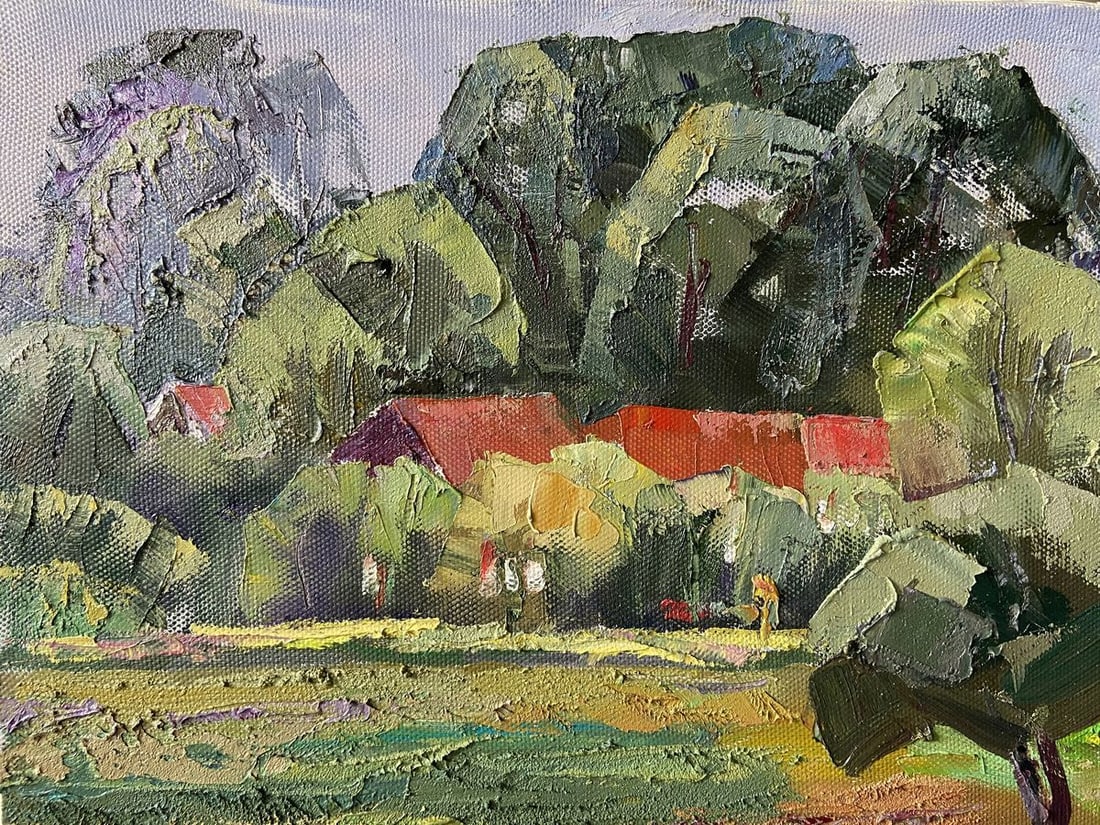 Oil painting Old manor Kapotenko Ivan Ivanovich - 5