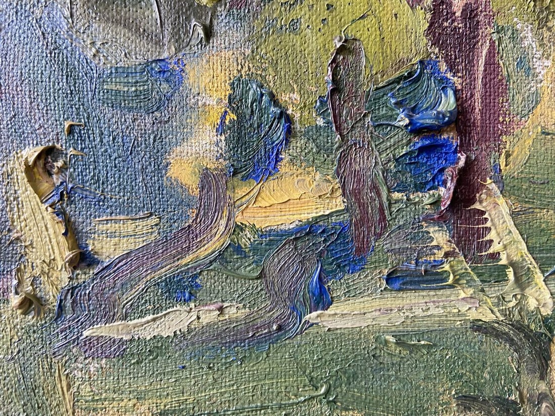 Oil painting Landscape with a church Kapotenko Ivan Ivanovich - 6