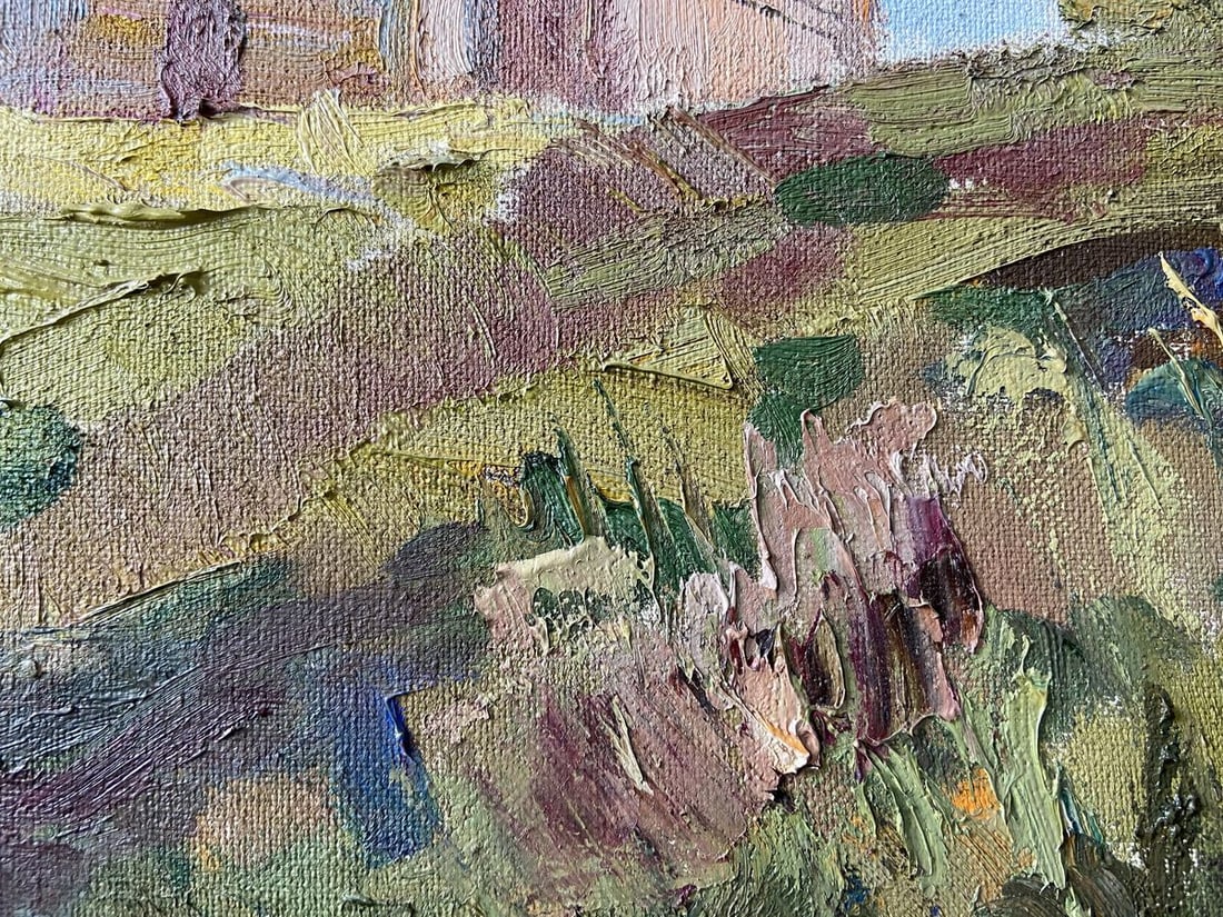 Oil painting Landscape with a church Kapotenko Ivan Ivanovich - 9