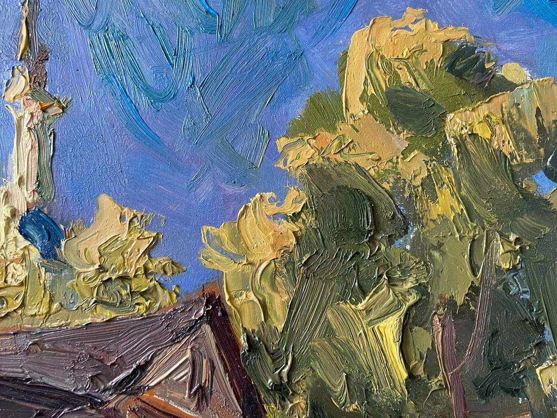 Oil painting Old courtyard Kapotenko Ivan Ivanovich - 4