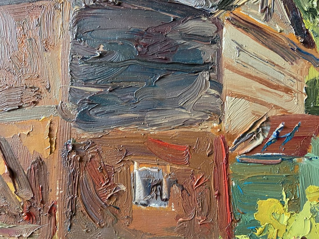 Oil painting Old courtyard Kapotenko Ivan Ivanovich - 6