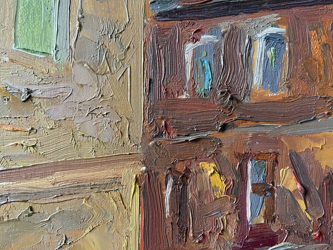 Oil painting Old courtyard Kapotenko Ivan Ivanovich - 7