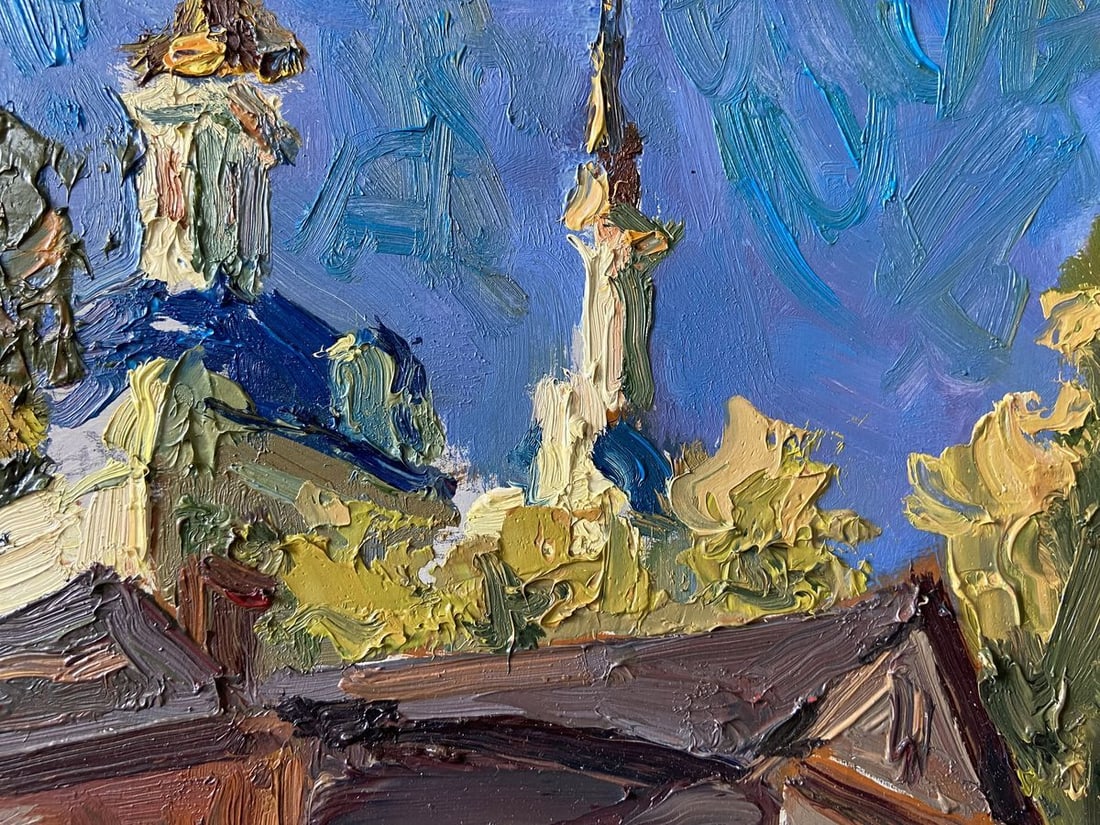 Oil painting Old courtyard Kapotenko Ivan Ivanovich - 9