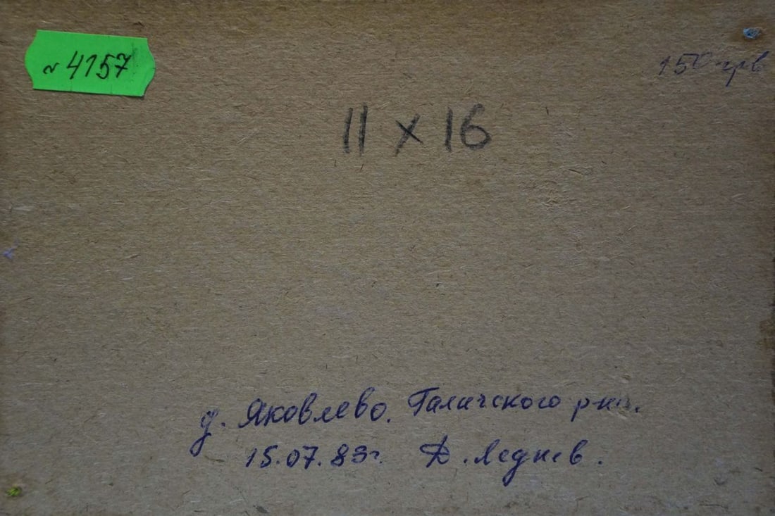 Oil painting Village landscape Dmitry Lednev - 7