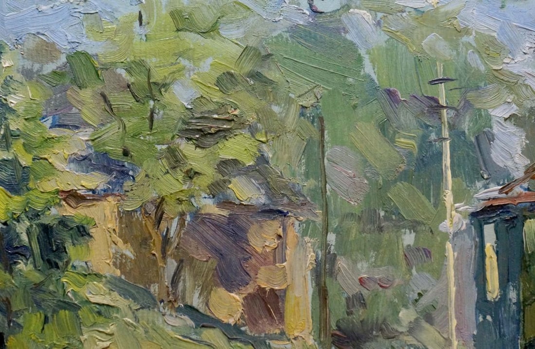 Oil painting Rustic beauty Gorobets Pavel Matveevich - 3