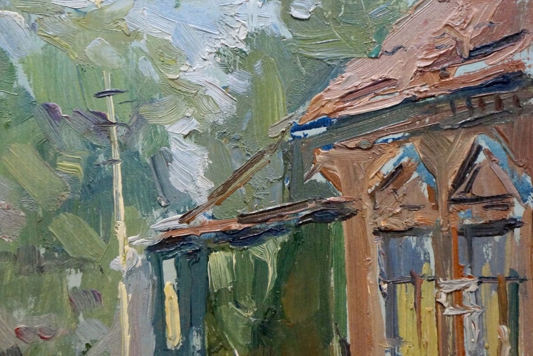 Oil painting Rustic beauty Gorobets Pavel Matveevich - 4