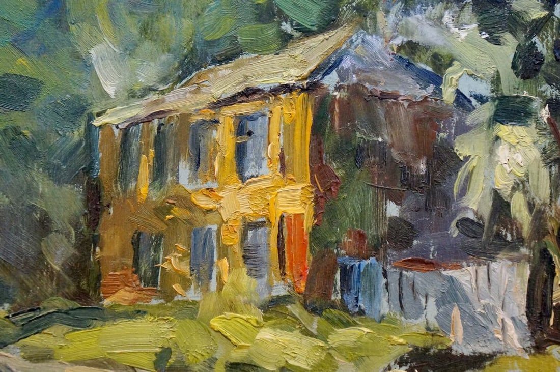 Oil painting School Gorobets Pavel Matveevich - 6