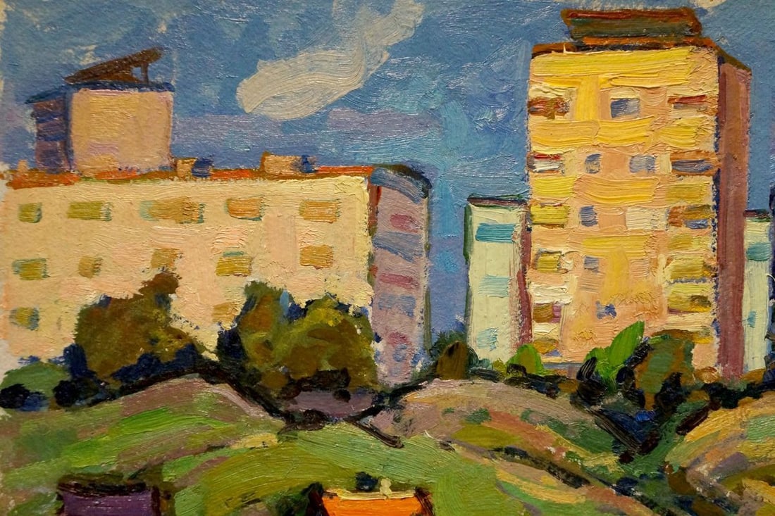 Oil painting Urban landscape Ruban Grigory Savelievich - 3