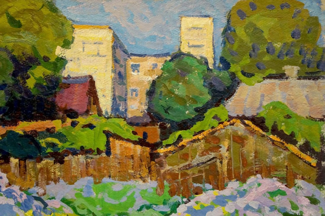 Oil painting Lilac blooms Ruban Grigory Savelievich - 4