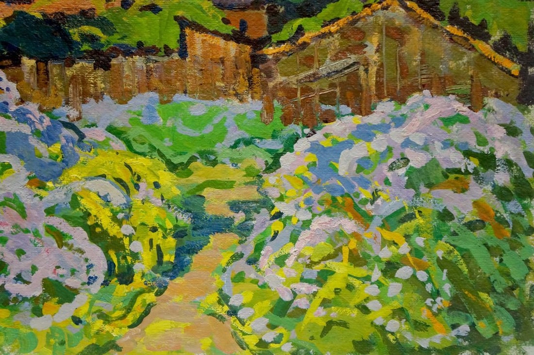 Oil painting Lilac blooms Ruban Grigory Savelievich - 5