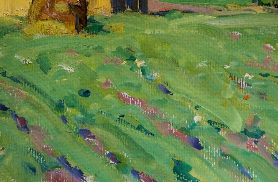 Oil painting Country life Fomin Anatoly Nikiforovich - 2