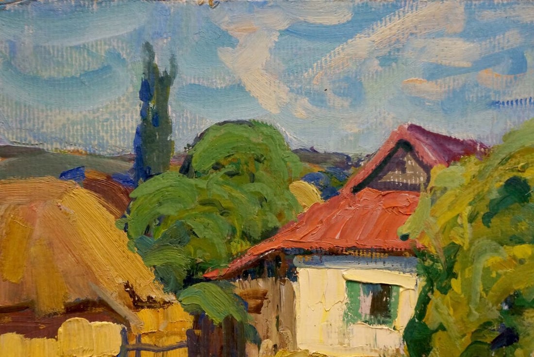 Oil painting Country life Fomin Anatoly Nikiforovich - 3