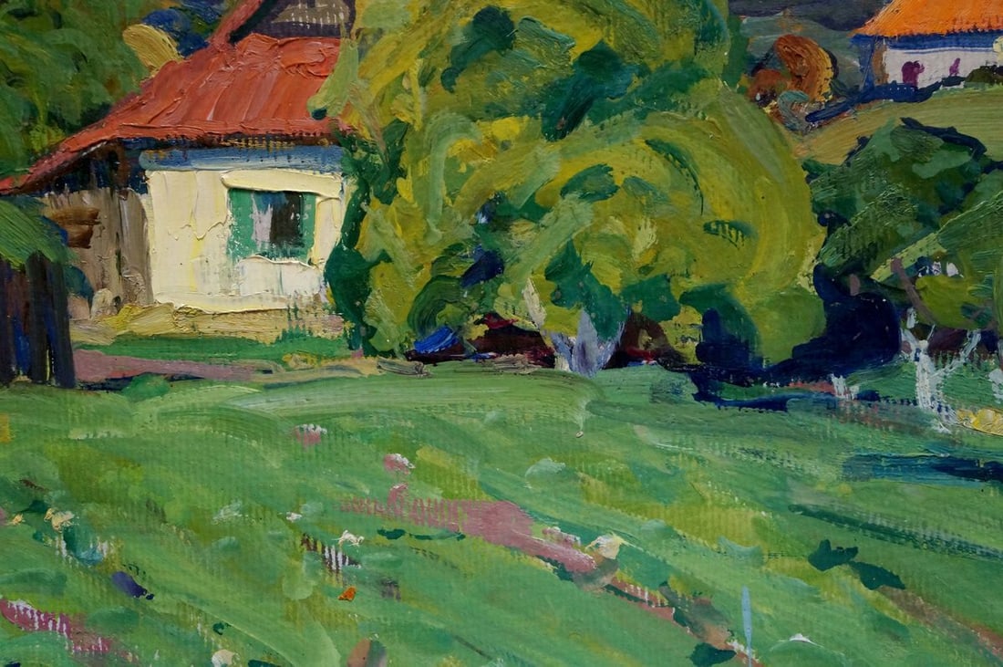 Oil painting Country life Fomin Anatoly Nikiforovich - 6