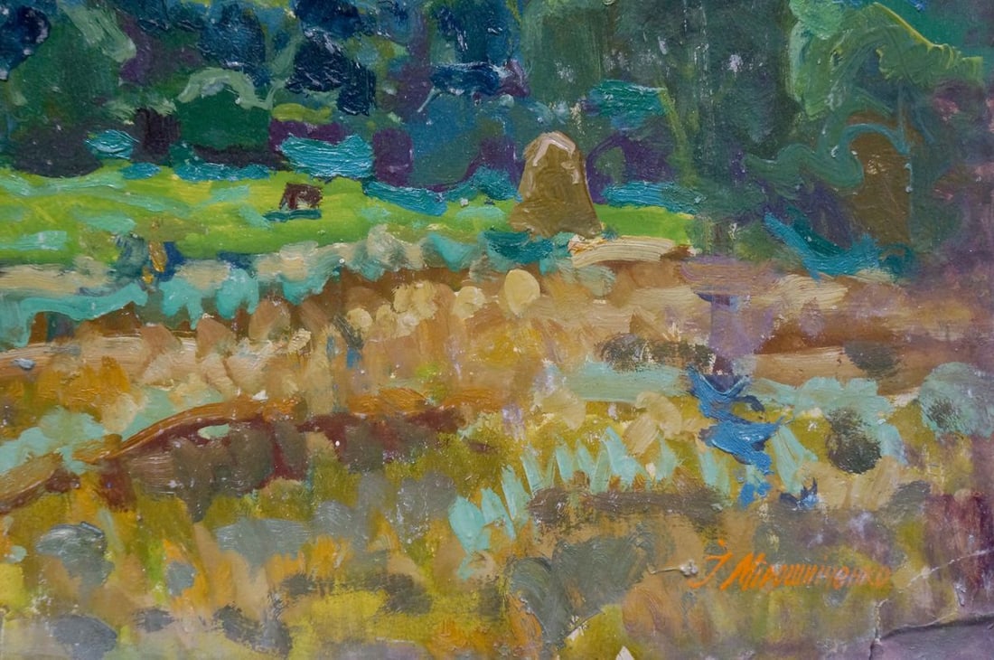 Oil painting After the rain I. Miroshnichenko - 5
