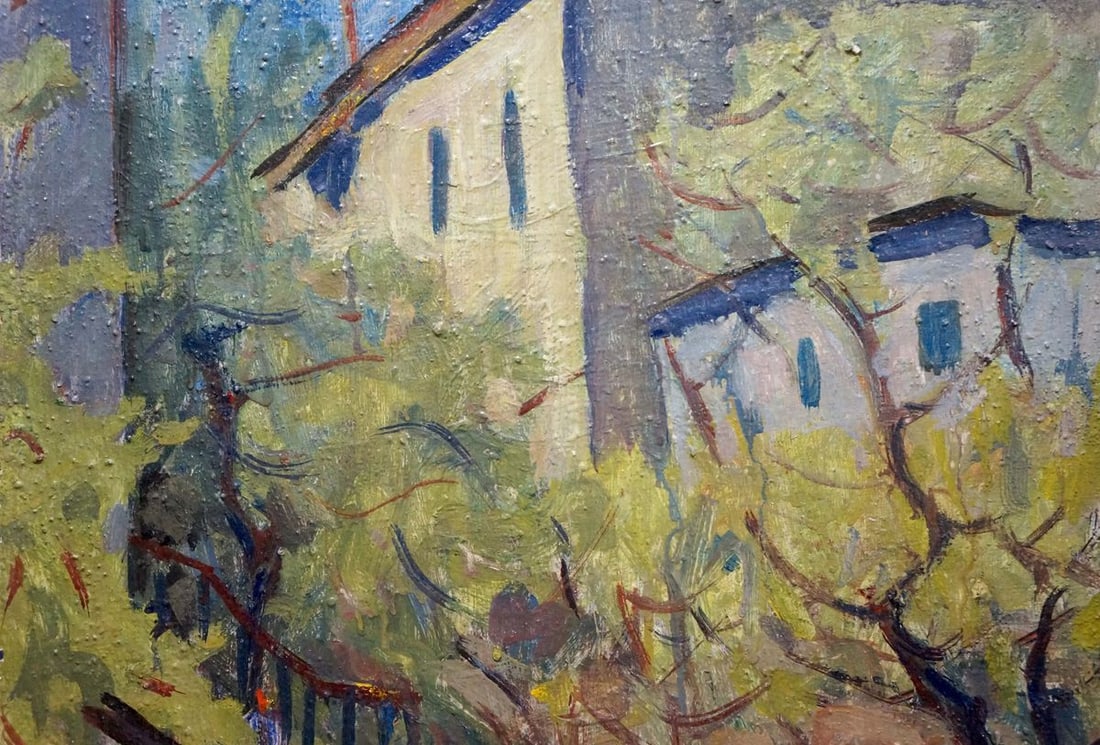 Oil painting City street landscape Karelin Vyacheslav - 3