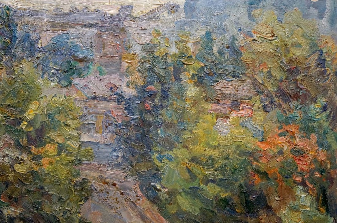 Oil painting Urban landscape Migulko Viktor Vasilievich - 4