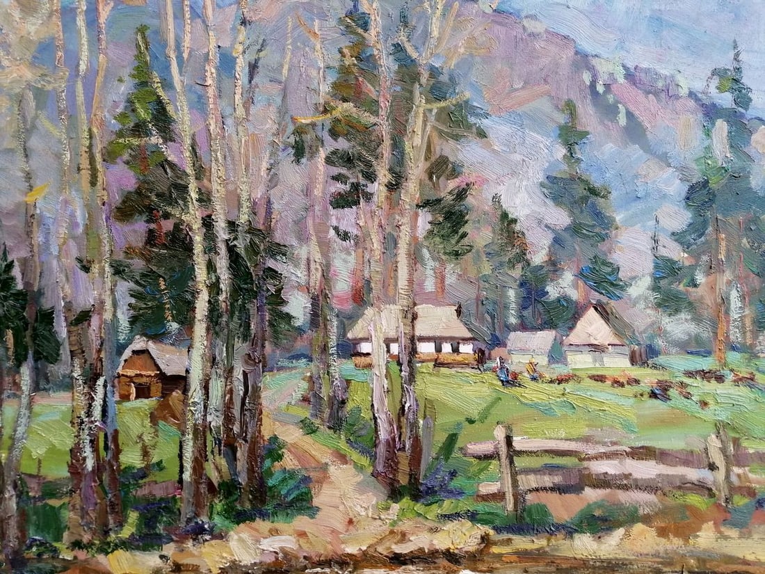 Oil painting Carpathians Kalenyuk Oksana - 2