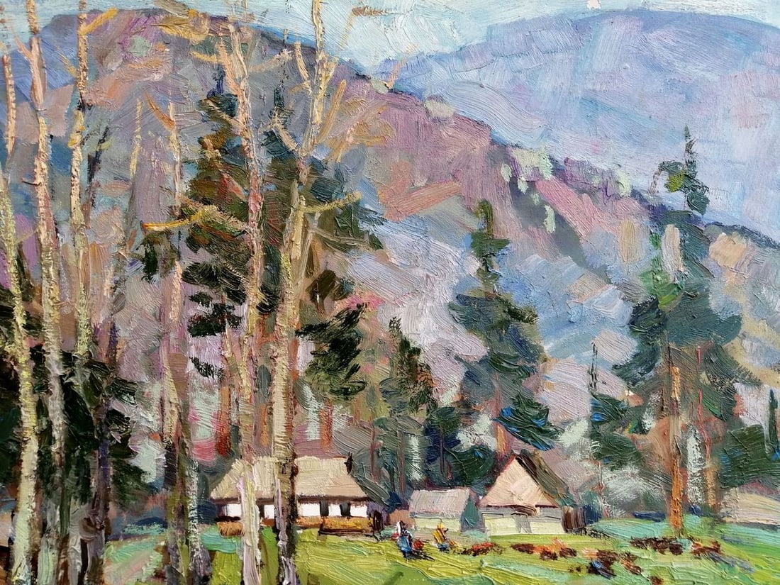 Oil painting Carpathians Kalenyuk Oksana - 3