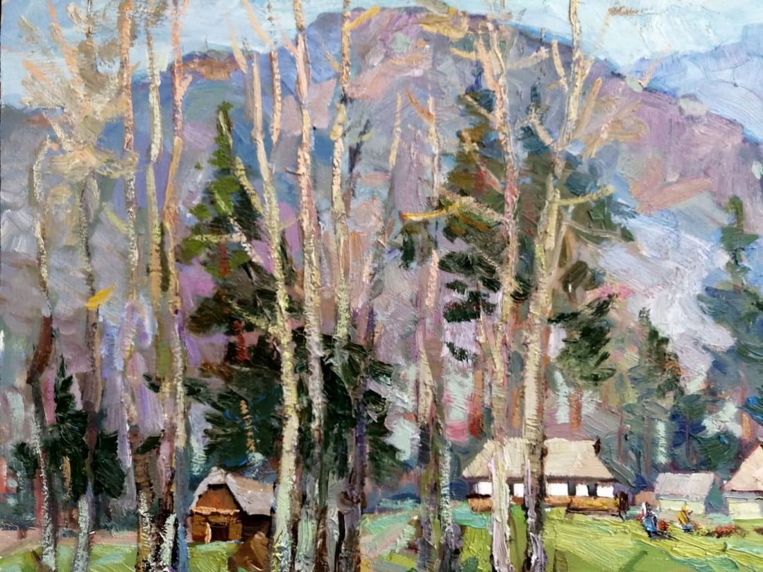 Oil painting Carpathians Kalenyuk Oksana - 4