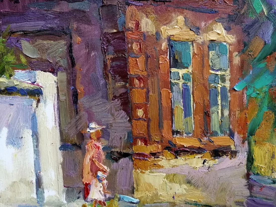 Oil painting Streets of old Mariupol Kalenyuk Oksana - 7