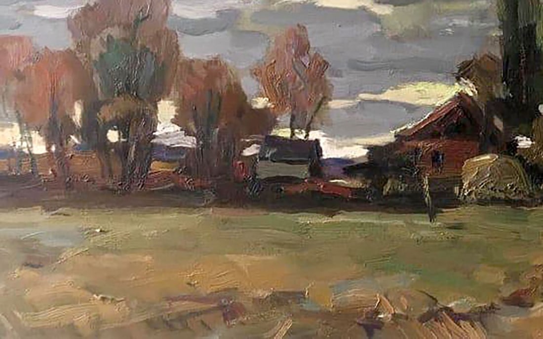 Oil painting Evening cold Kalenyuk Alex - 4