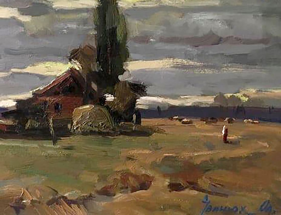 Oil painting Evening cold Kalenyuk Alex - 5
