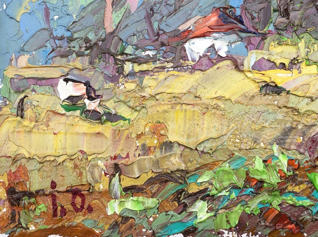 Oil painting Village edge Kalenyuk Alex - 2