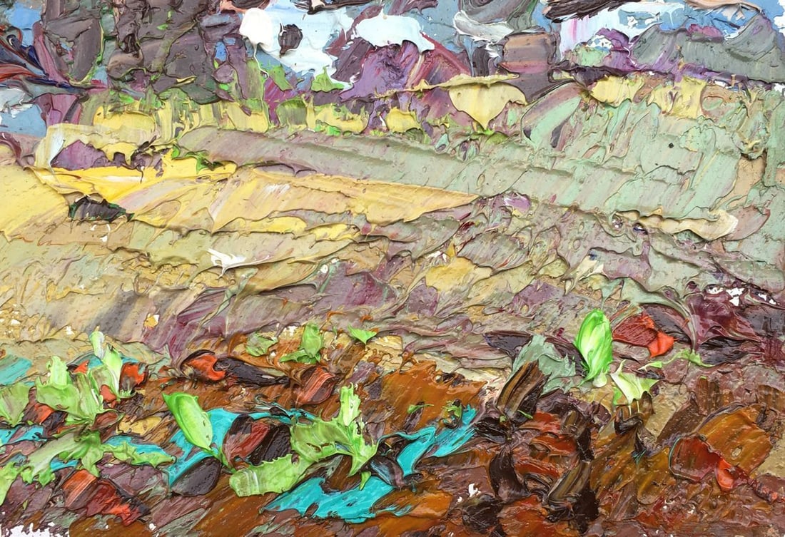 Oil painting Village edge Kalenyuk Alex - 3