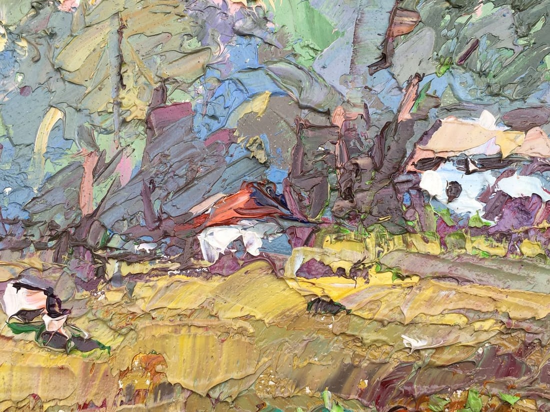 Oil painting Village edge Kalenyuk Alex - 7