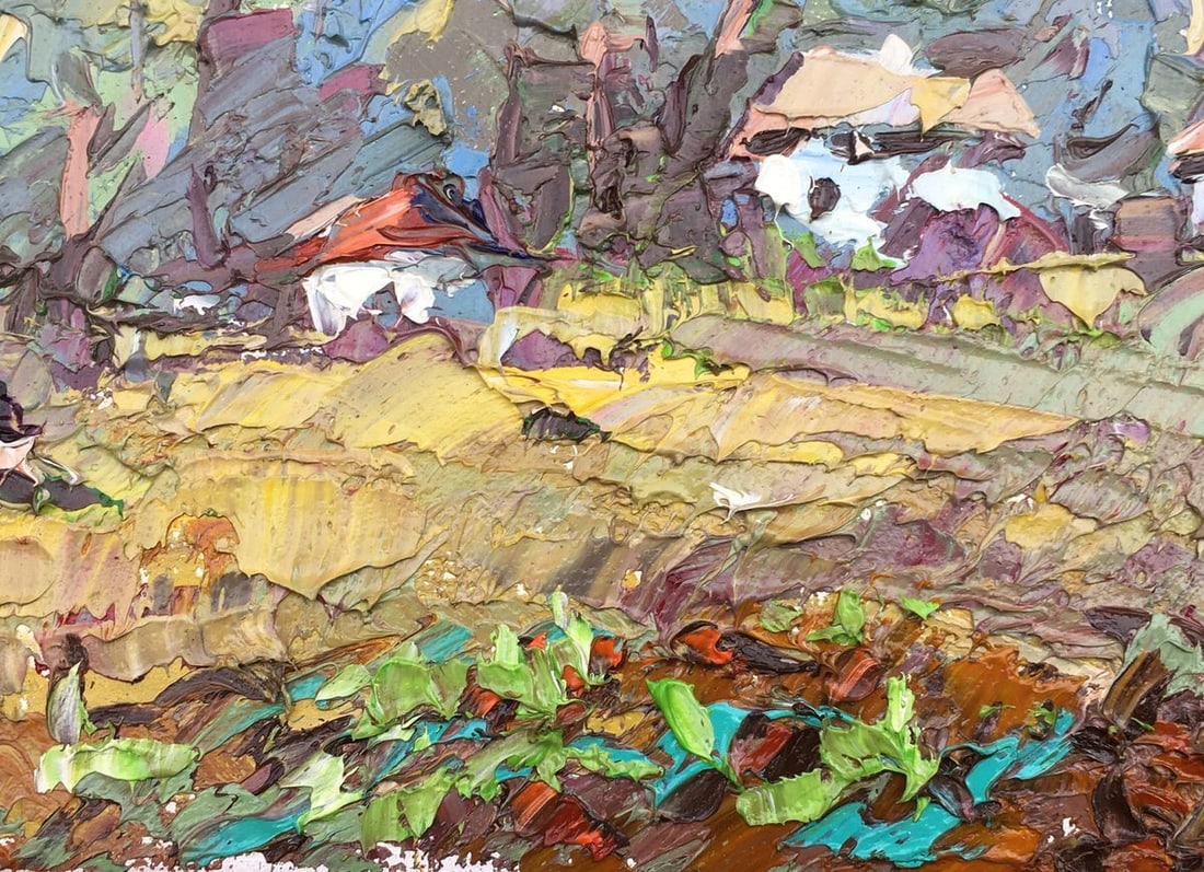 Oil painting Village edge Kalenyuk Alex - 8
