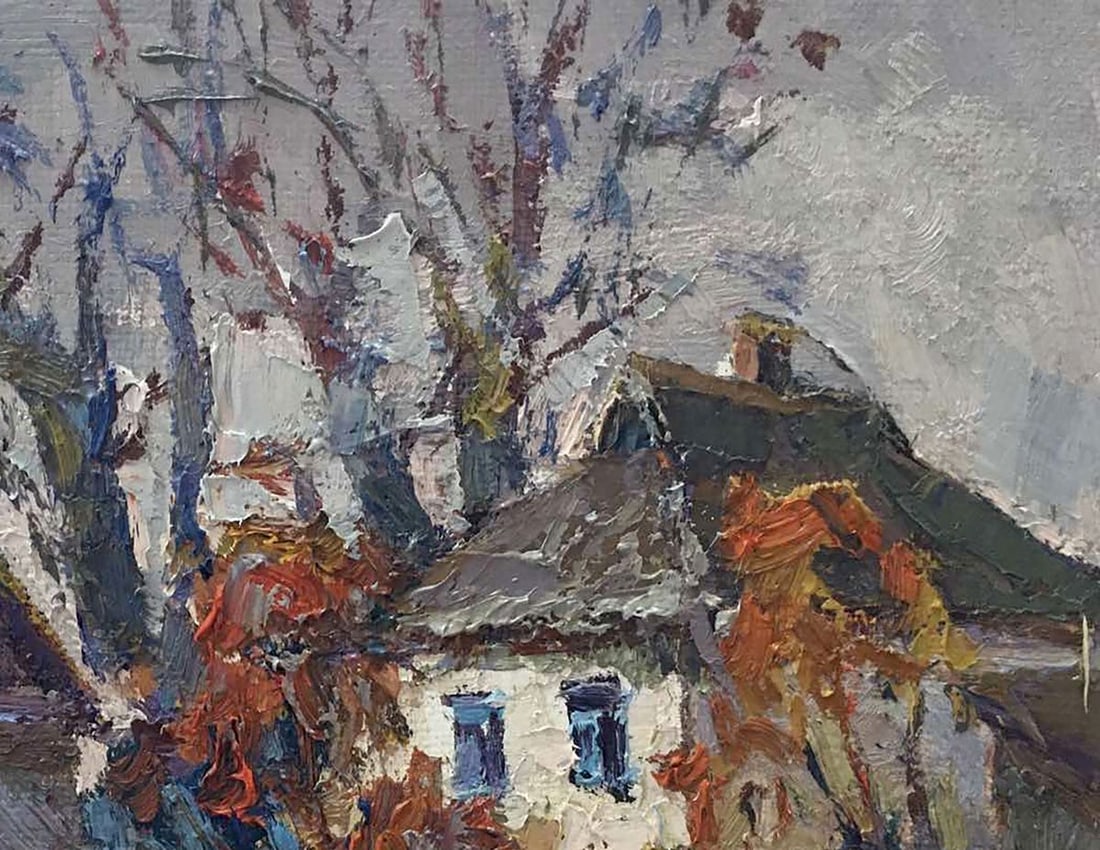 Oil painting Late fall Kalenyuk Oksana - 3