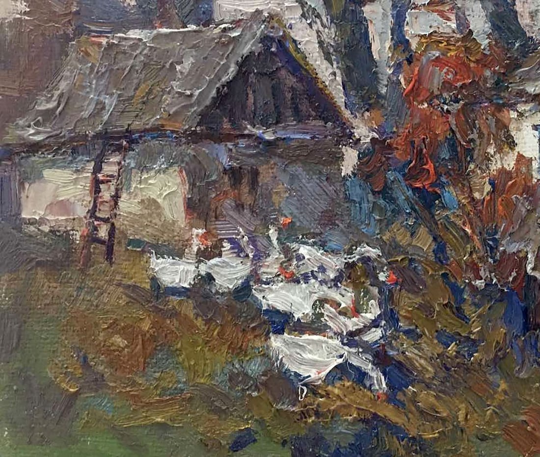 Oil painting Late fall Kalenyuk Oksana - 4