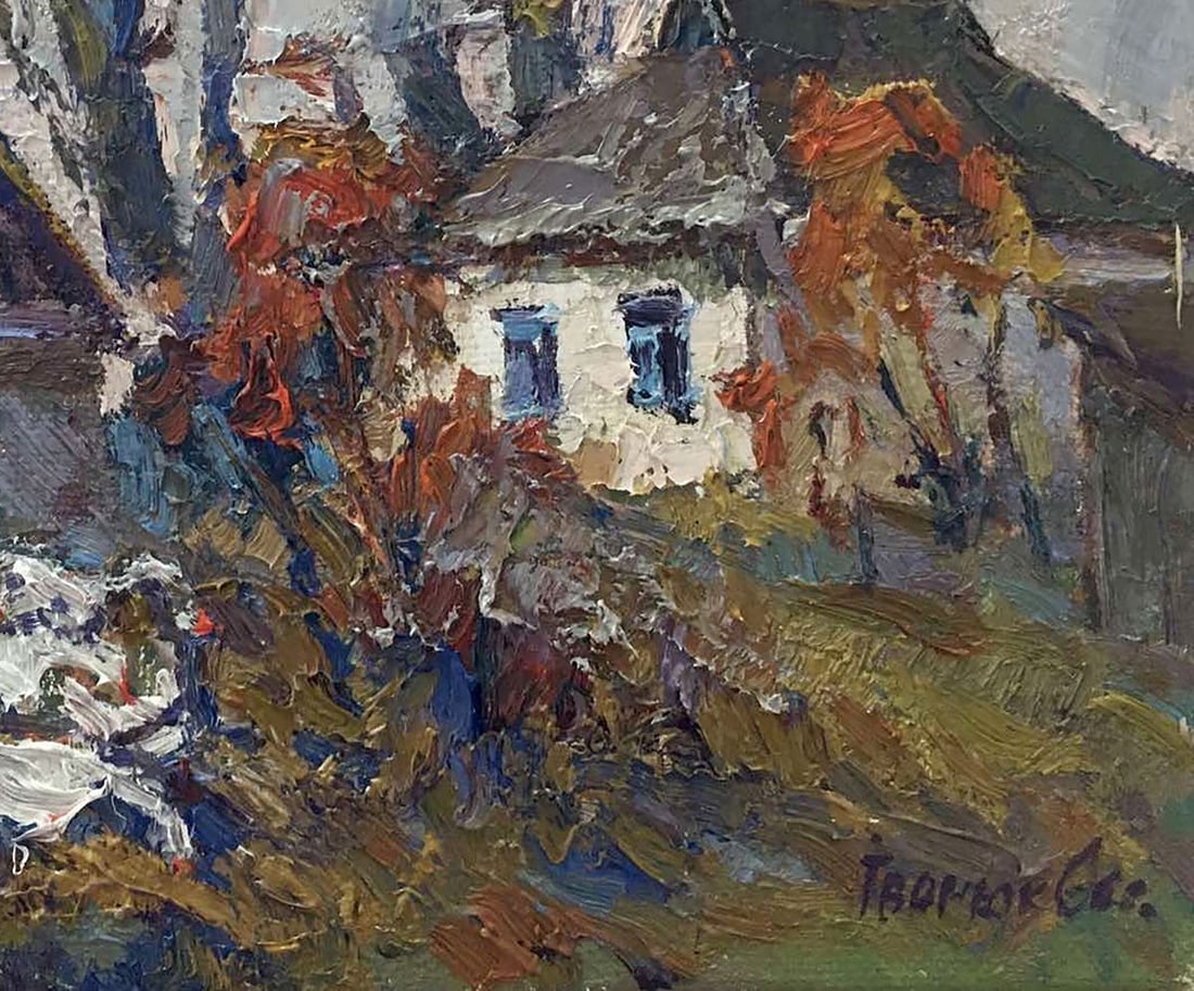 Oil painting Late fall Kalenyuk Oksana - 5