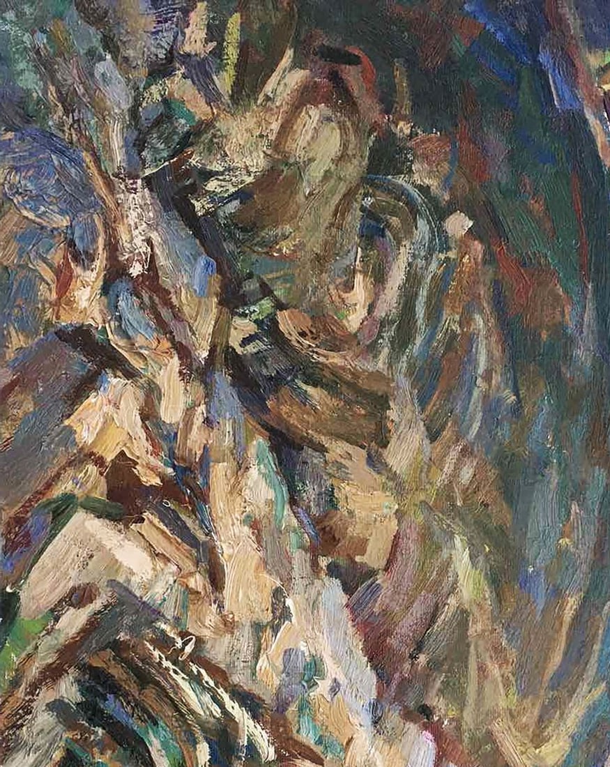 Oil painting The road to the temple Kalenyuk Alex - 4