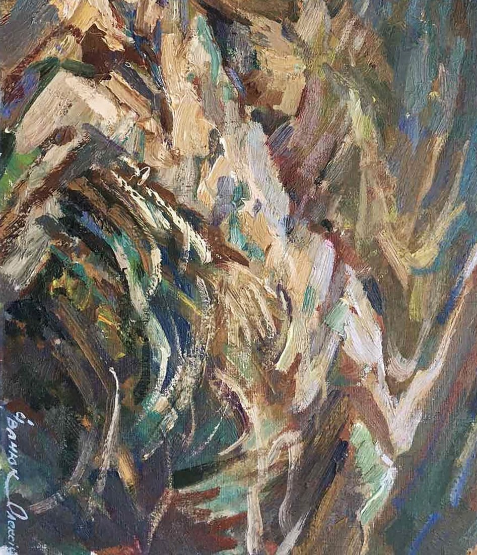 Oil painting The road to the temple Kalenyuk Alex - 5