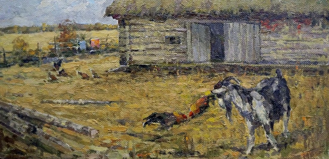 Oil painting Farm (1 of 8)